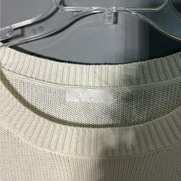 NWT SABLYN Eve Cotton Cashmere Blend Sweater Dress Size Large - Picture 5 of 7